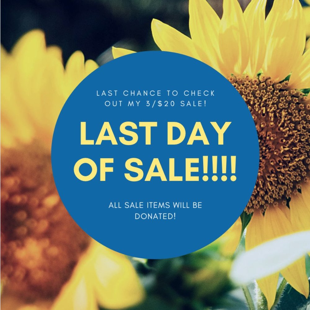 MOVING SALE! All sale items will be donated 3/12
